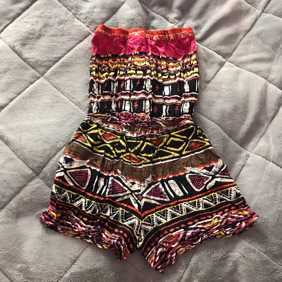 ๐ BOHO ROMPER WITH POCKETS ๐ - Picture 3 of 3